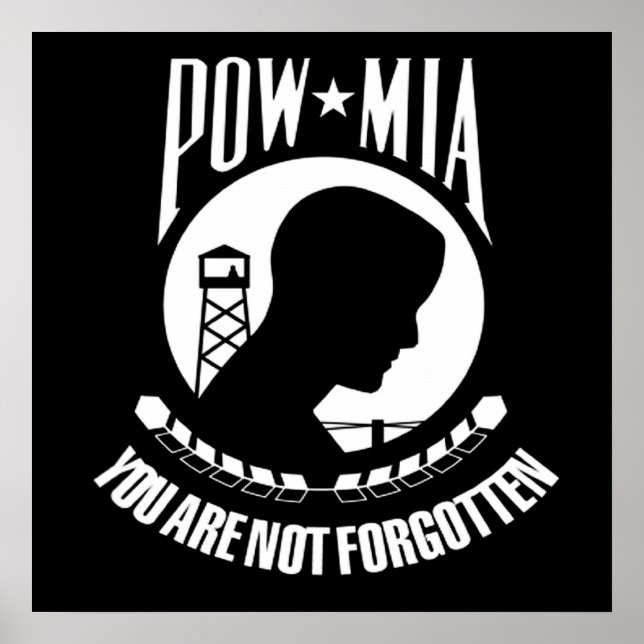 POW MIA POSTER (Vorne)