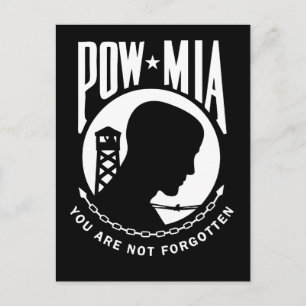 POW MIA Postkarte