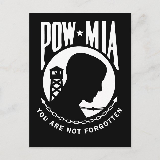POW MIA Postkarte (Vorderseite)
