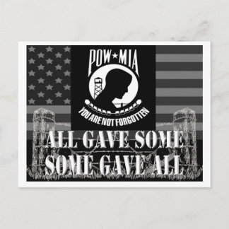 POW-MIA POSTKARTE
