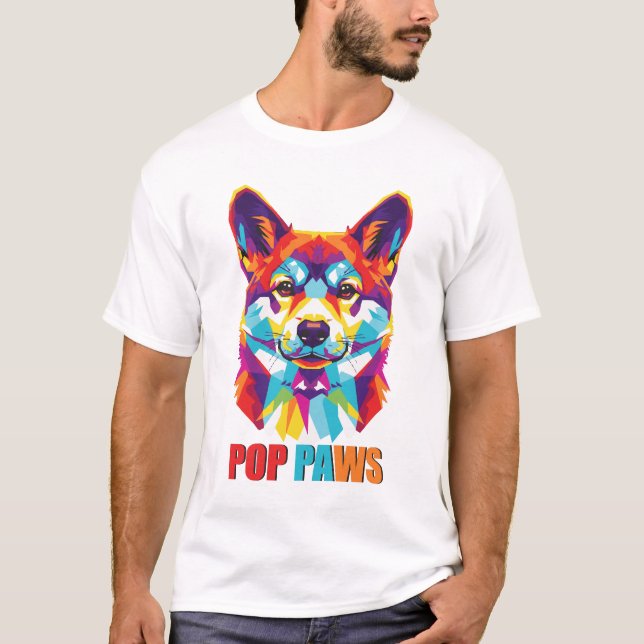 POW PAWS T-Shirt (Vorderseite)