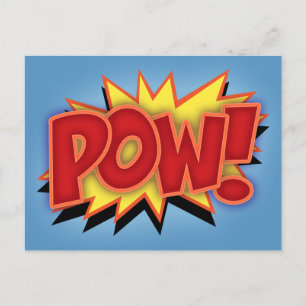 Pow! Postkarte