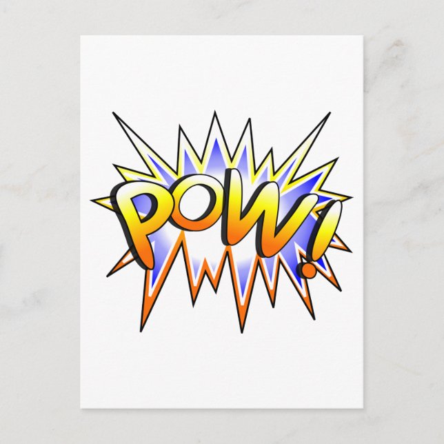 Pow Postkarte (Vorderseite)