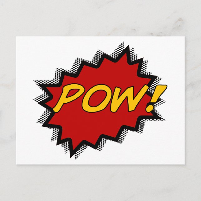 Pow Postkarte (Vorderseite)