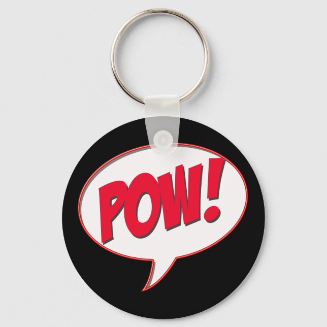 Pow! Schlüsselanhänger (Vorderseite)