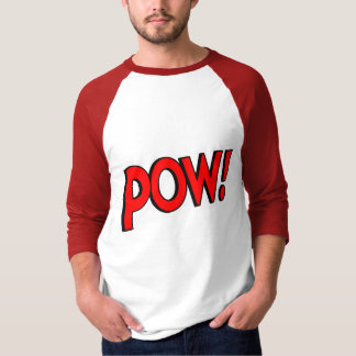 POW! Screwball Graphics 3/4 Ärmel Raglan T-Shirt
