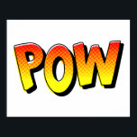 POW-Typografie Comic Pop Art Poster<br><div class="desc">POW typografisches Comic Pop Public Domain , Typografie , Comic Pop Art</div>
