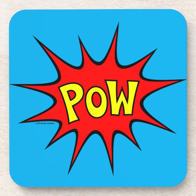 POW! UNTERSETZER (Vorderseite)
