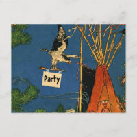 POW-WOW-BIRTHDAY-PARTEINVITATION ~ EZ2-KUSTOMIE