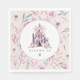 pow wow Tepee Geburtstagsnapkins Serviette