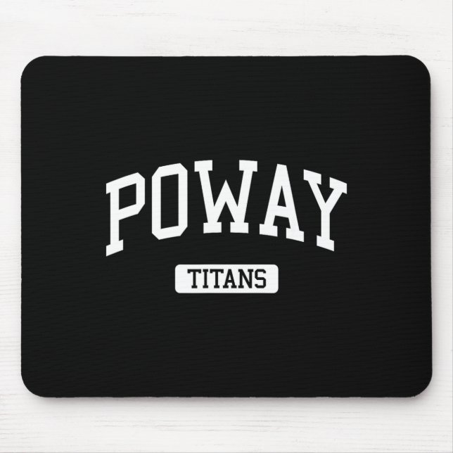Poway High School Hs Ca Grafik Kunst Mousepad (Vorne)