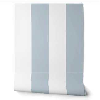 Powder Blue Bold Deckchair Cabana Streifen Tapete