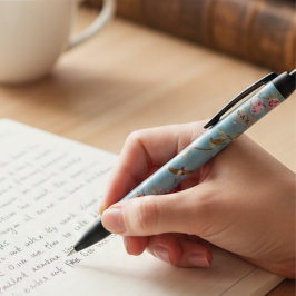 Powder Blue Chinoiserie Archive Scholar Pen Kugelschreiber