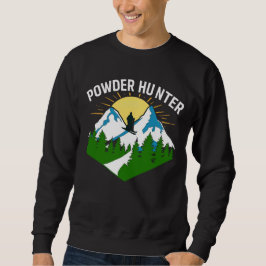 Powder Hunter Men Long Sleeve T - Shirt