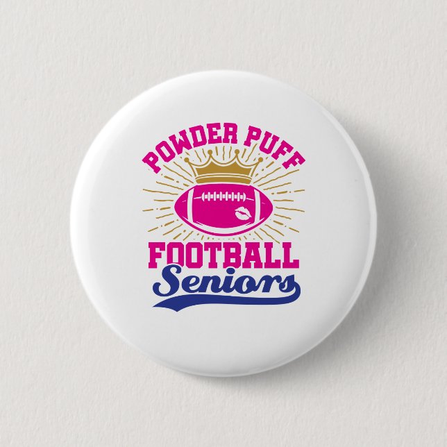 Powder Puff Football Senioren Button (Vorderseite)