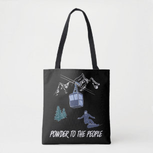 Powder zum People Snowboarder Ski Resort