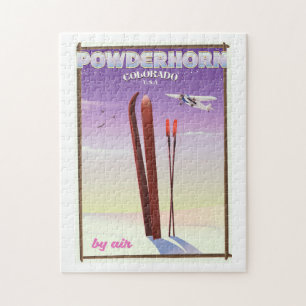 Powderhorn Colorado Reiseplakat Puzzle