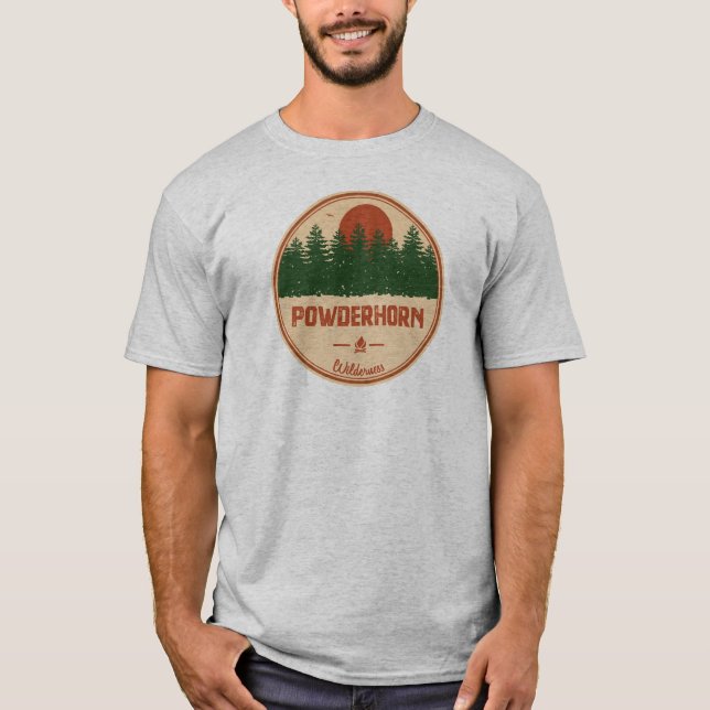 Powderhorn Wilderness Colorado T-Shirt (Vorderseite)