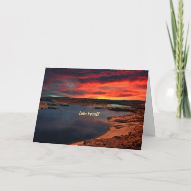 Powell, Arizona Karte (Vorderseite)