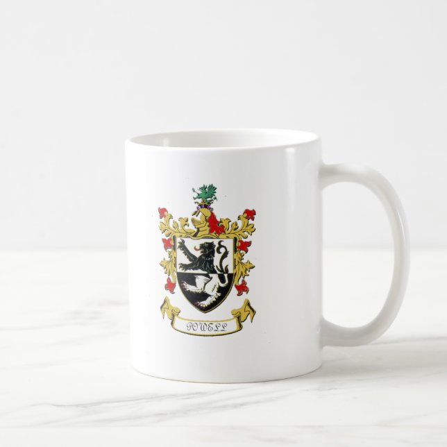 Powell-Familien-Wappen Kaffeetasse (Rechts)