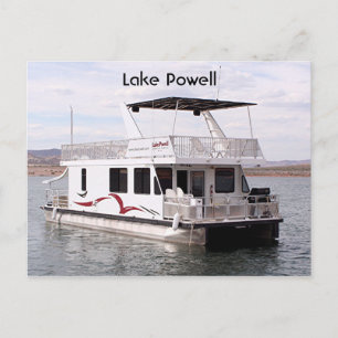 Powell: Houseboat, Arizona, USA 9 Postkarte