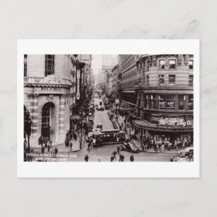 Powell Street, San Francisco, Kalifornien Vintage Postkarte