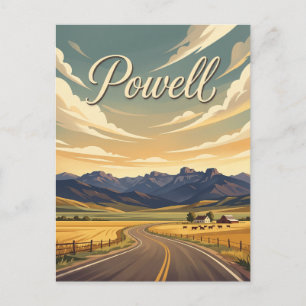 Powell, Wyoming Postkarte