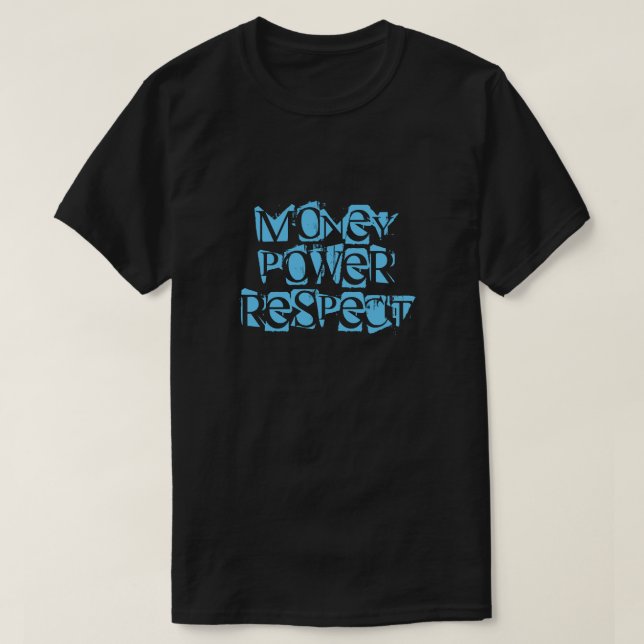 Power Achtung der T-Shirts (Design vorne)