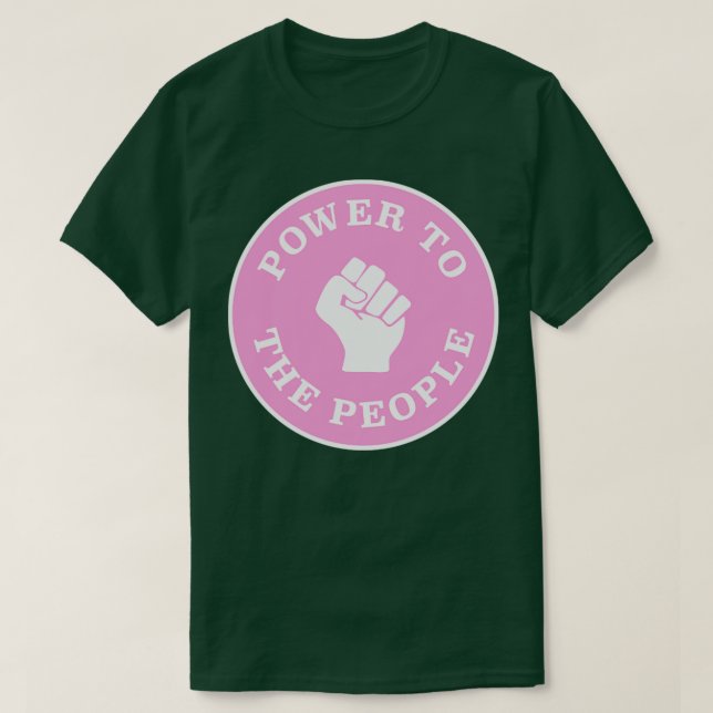Power an die Menschen1 T-Shirt (Design vorne)