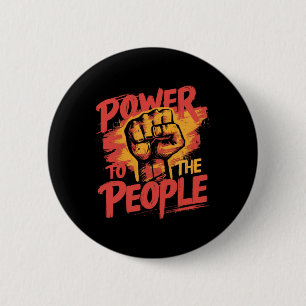 Power an die Menschen Button
