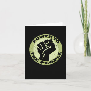 Power an die Vintagen Karte