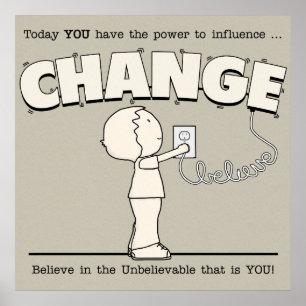 Power ändern poster