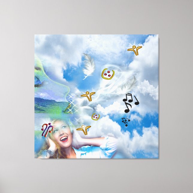 Power Art Canvas Print Leinwanddruck (Vorderseite)