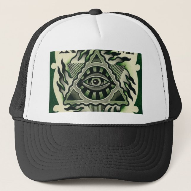 Power-Auge Truckerkappe (Vorderseite)