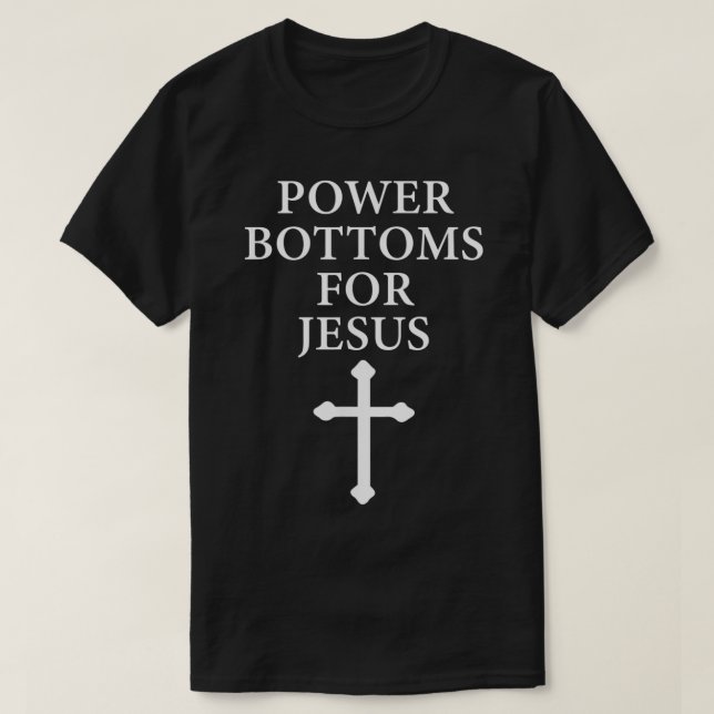 Power Boden für Jesus Christliche Bibel Jesus Chri T-Shirt (Design vorne)