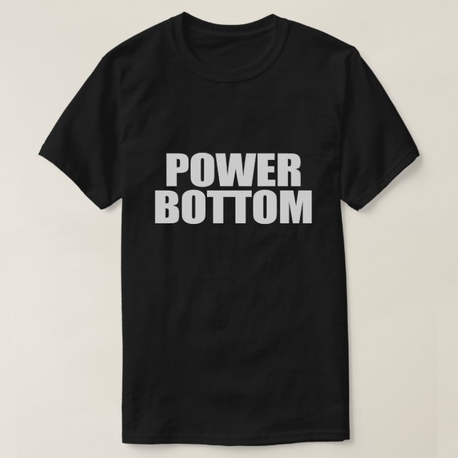 POWER-BOTTOM T-Shirt (Design vorne)
