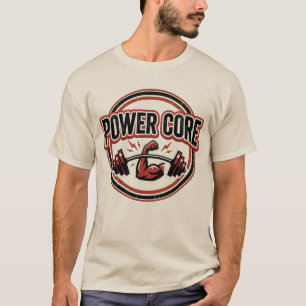 Power Core Gym Logo T-Shirt