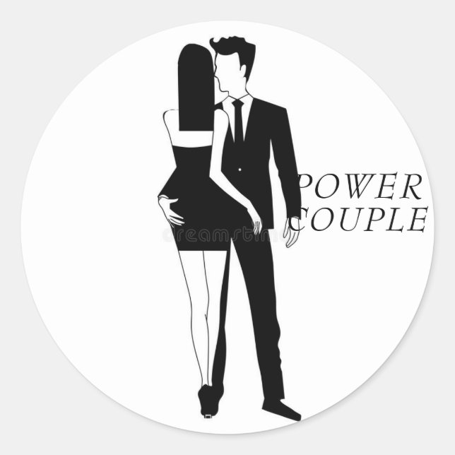 Power Couple Sticker von Warrior_Wares_Inc (Vorderseite)