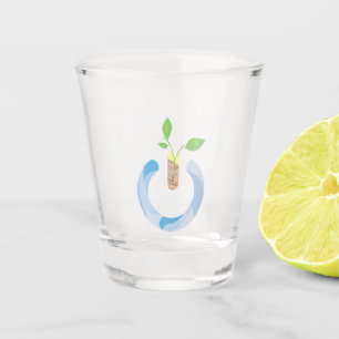 Power denken schnapsglas