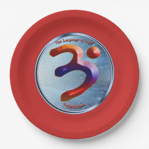 Power der Beharrlichkeit Pappteller