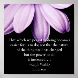 Power der Beständigkeit Poster