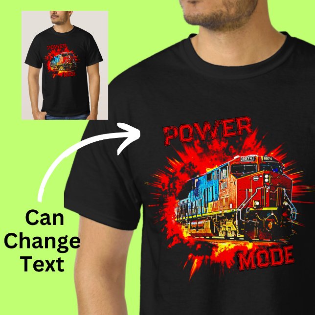 Power der Diesellokomotive T-Shirt (Von Creator hochgeladen)