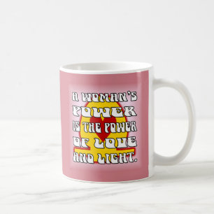 Power der Frau Kaffeetasse
