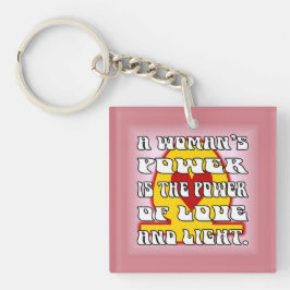 Power der Frau Schlüsselanhänger