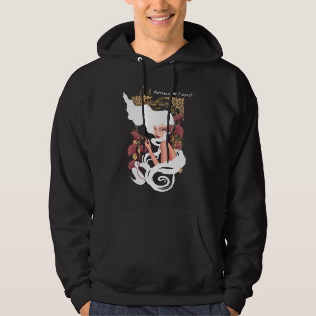 Power der Jugendstil-Blumenarchitektur Hoodie (Vorderseite)