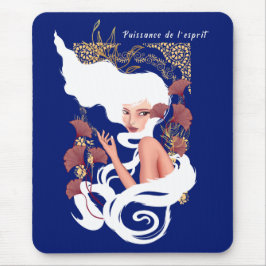 Power der Jugendstil-Blumenarchitektur Mousepad