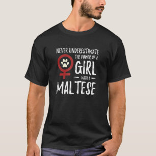 Power der maltesischen weiblichen Mama T-Shirt
