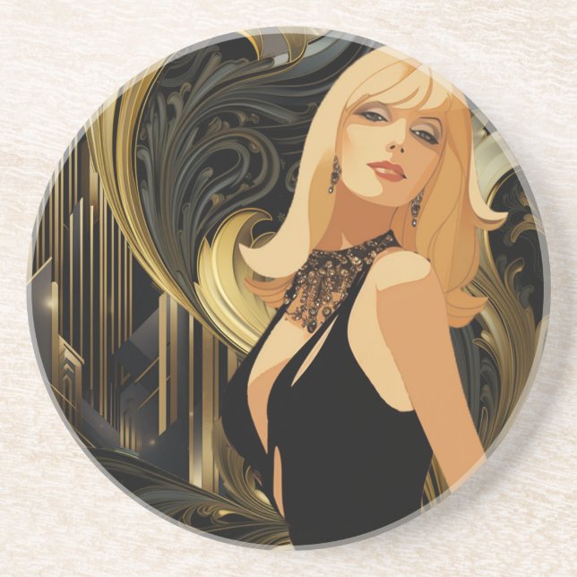 POWER DER SCHÖNHEIT 3 GETRÄNKEUNTERSETZER (Vorne)