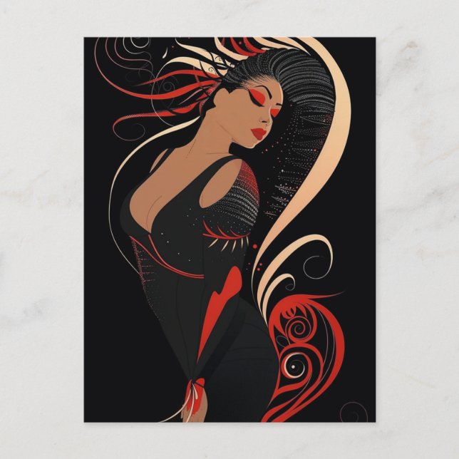 POWER DER SCHÖNHEIT Nr. 7 Postkarte (Vorderseite)