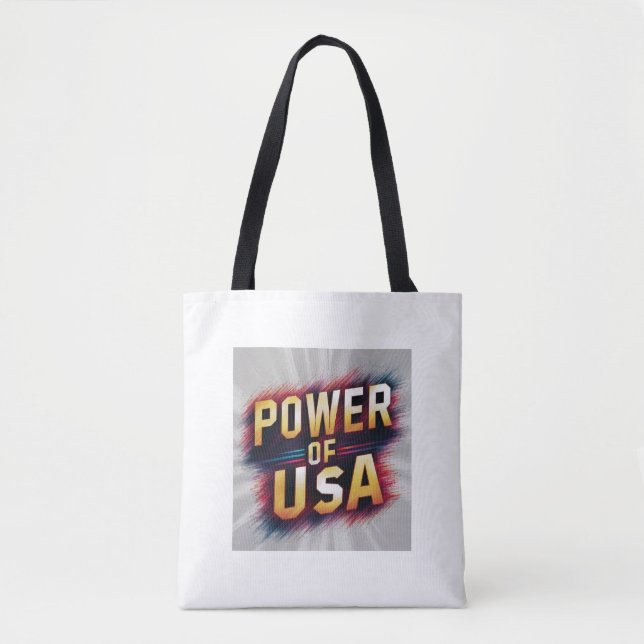 Power der USA Tote Bag - Patriotic (Vorderseite)